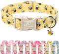 Bee & Daisy Dog Collar for Medium Dogs
