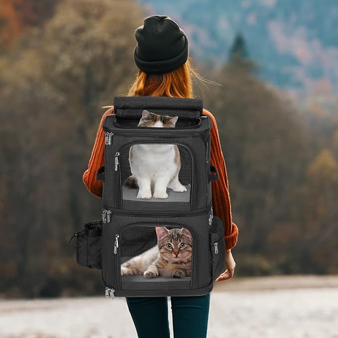 Double-Compartment Pet Carrier Backpack - Image 6
