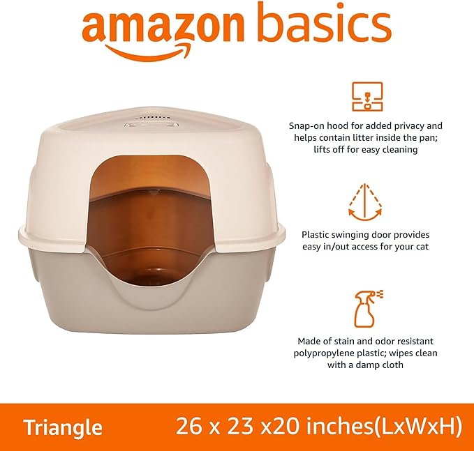 Amazon Basics Cat Litter Box - Image 2