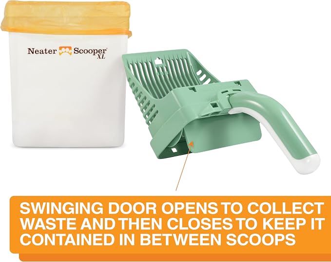 Neater Pet Brands Neater Scooper XL Cat Litter Scoop, 60 Refill Bags – - Image 3
