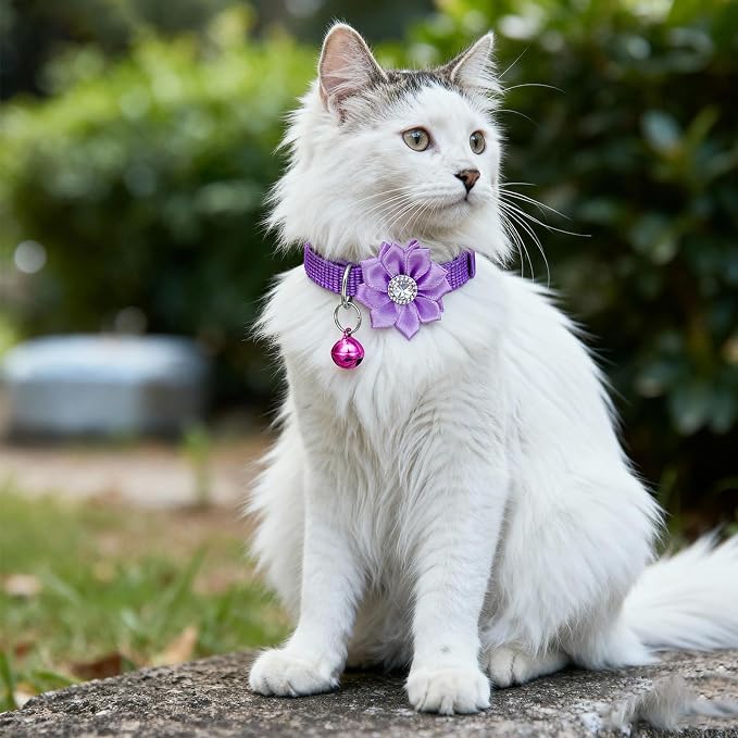 6 PCS Flower Kitten Collar - Image 3