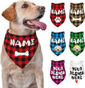Custom Dog Bandanas with Your Text Logo Name Image Personalized Neckwear by Custom
