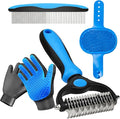 4 Pack Pet Grooming Kit by NVNAN