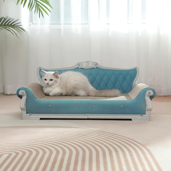 Cat Sofa Shape Scratch Pad for Large Medium Small Indoor Cats, Larger-Sized - Image 6