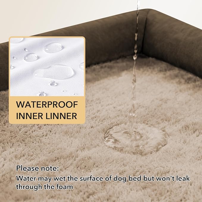 Orthopedic Dog Beds for Large Sized Dogs, Waterproof Egg Crate Foam Large Dog - Image 3