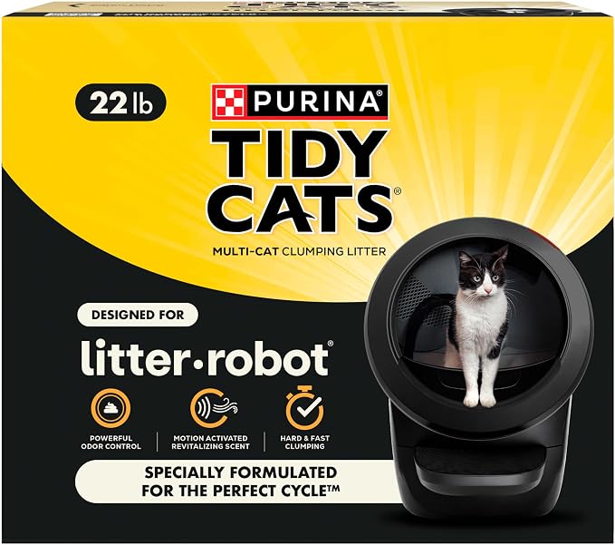 Purina Tidy Cats Cat Litter for Litter-Robot Clumping Cat Litter Odor Control by PurinaTidyCatsLitter