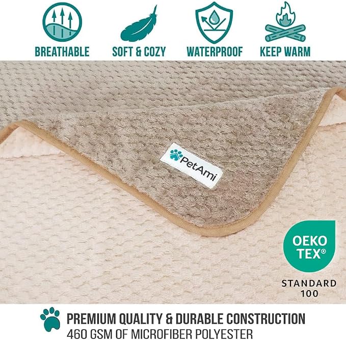 PetAmi Waterproof Dog Blanket, Leakproof XL Pet Blanket - Image 3
