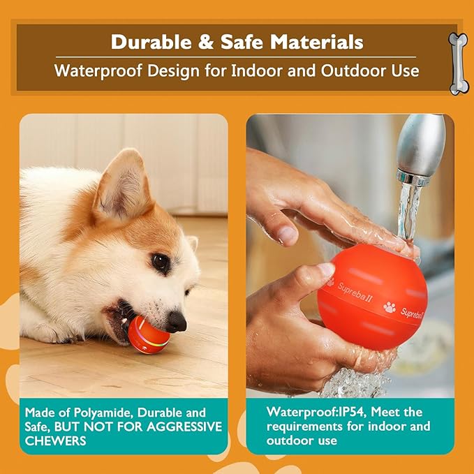 PetDroid Interactive Dog Toys Dog Ball, Durable Motion Activated Automatic - Image 4