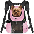 WOYYHO Pet Dog Carrier Backpack Small Dog Front Backpack Ventilated Mesh Dog by WOYYHO