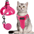 FAYOGOO Cat Harness and Leash Set | Upgrade Step-in Escape Proof Harness | by FAYOGOO