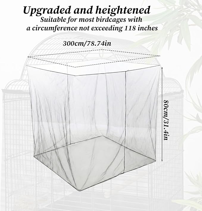 Large Bird Cage Seed Cather - Image 7