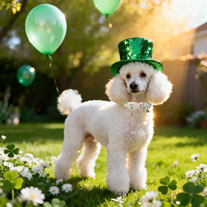 St Patricks Day Dog Collar for Large Dogs - Image 2