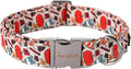 Unique style paws Halloween Dog Collar Metal Buckle Pumpkin Collar Gift Durable