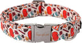 Unique style paws Halloween Dog Collar Metal Buckle Pumpkin Collar Gift Durable by Uniquestylepaws