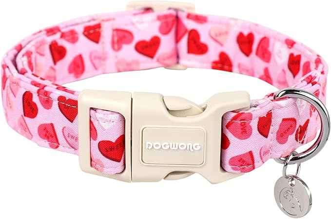 DOGWONG Valentine's Dog Collar