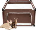 EHEYCIGA 42x42x26 Inches Puppy Playpen Without Top Cover by EHEYCIGA