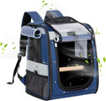 Petsfit Bird Carrier with Anti-Pecking Band, Bird Backpack Carrier with 2 Level by Petsfit