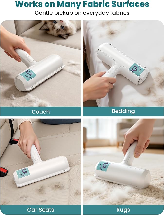DELOMO Pet Hair Remover Roller: Reusable Lint Roller - Image 5