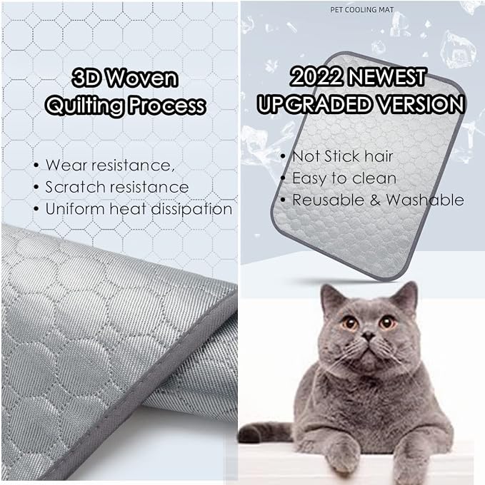 SOMOYA Dog Self Cooling Mat Pet Washable Cooling Pads Blanket Sleeping Kennel - Image 6