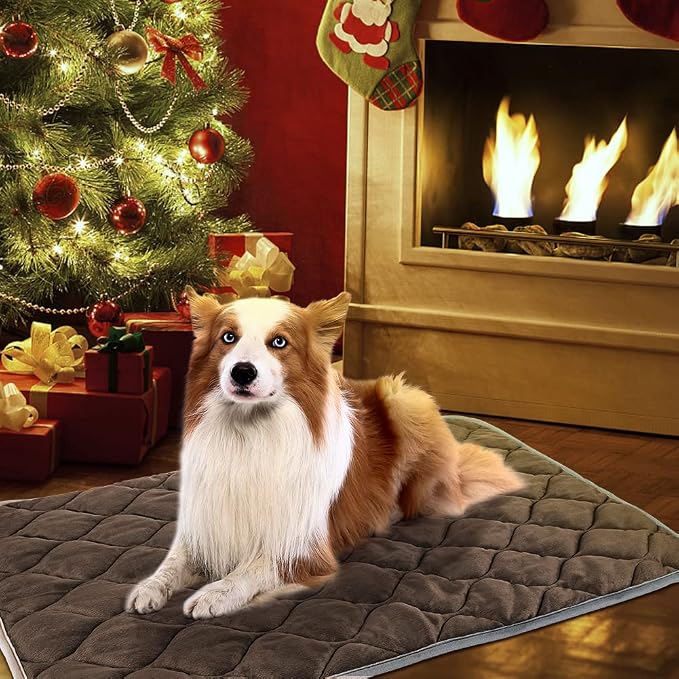 ULIGOTA Self-Warming Cat Bed and Dog Crate Pad - Image 4