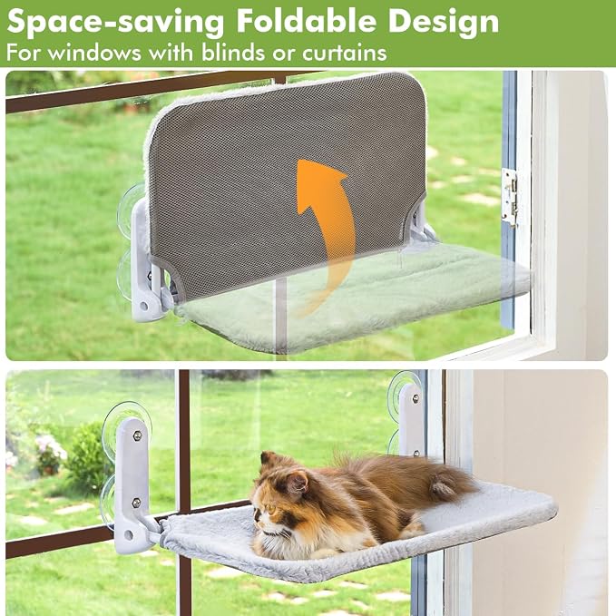 Cordless & Foldable Cat Window Perch - Image 6