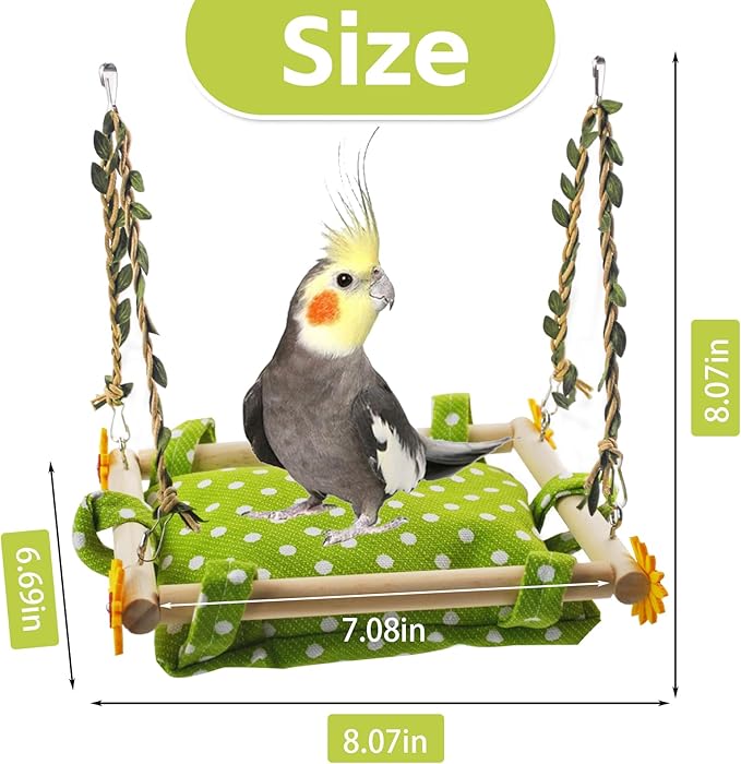 Bird Toy Climbing Hammock Nest Hanging Bird Bed - Image 2
