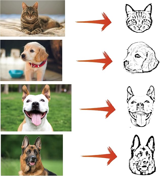Custom Pet Portrait Necklace - Image 8