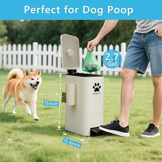 Dog Poop Trash Can Outside - Image 2