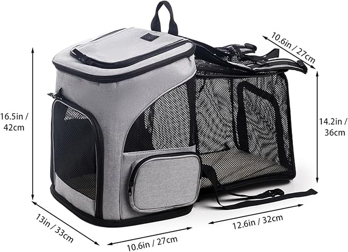 Expandable Cat Backpack Carrier – Airline Approved Pet Carrier - Image 2
