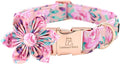 Lionheart Glory Dog Collar, Cute Floral Pattern Pet Collar Adjustable Dog Collar by LionheartGlory