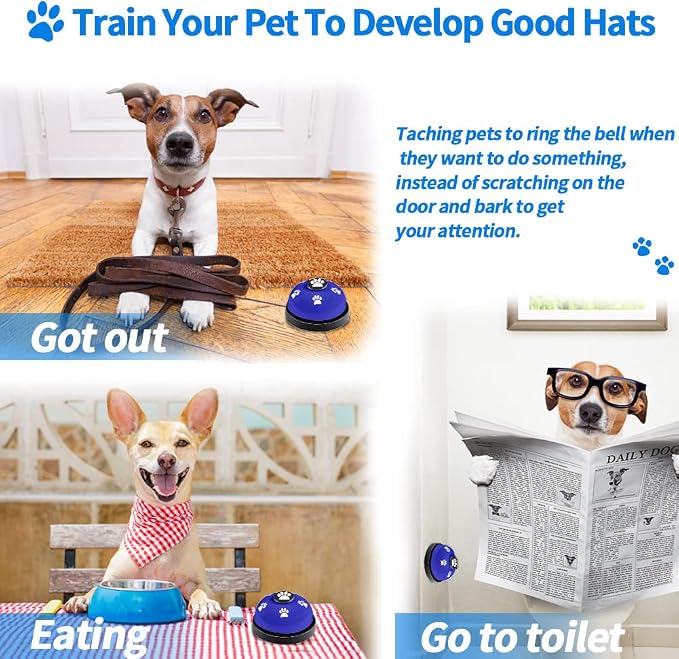 2 Pack Dog Doorbells, Pet Training Bells - Image 5