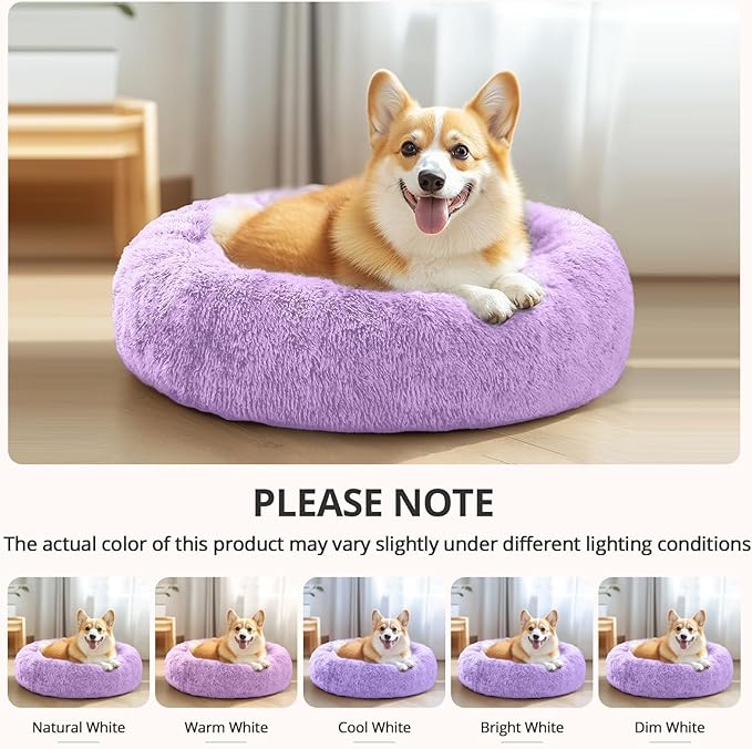 JOLLYVOGUE Calming Dog Bed for Small Dogs - Image 6
