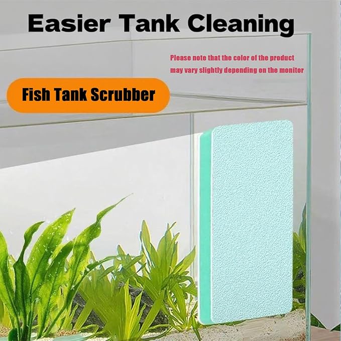 3 Pack Fish Tank Cleaning Tools, Aquarium Double Sided Sponge Brush, Glass - Image 2