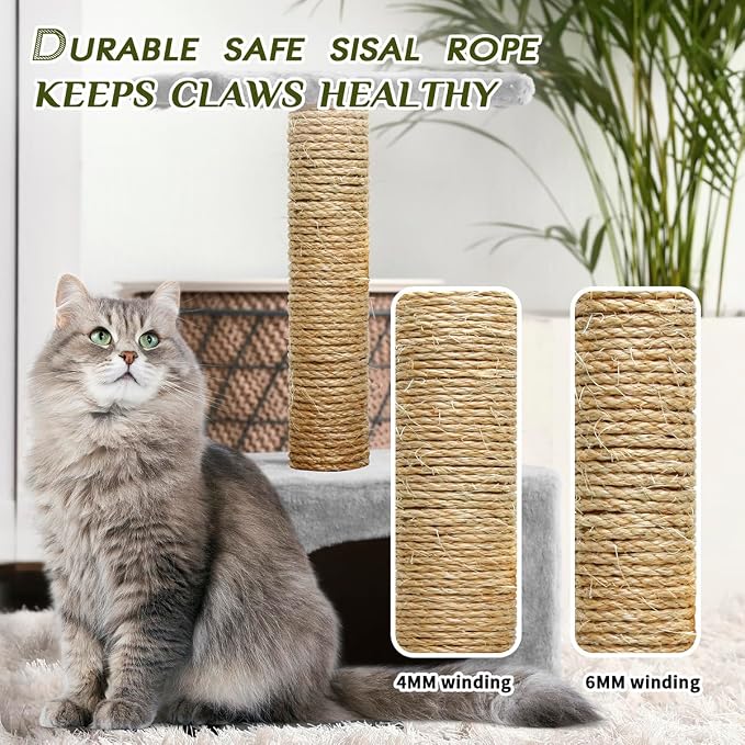 Cat Natural Sisal Rope 1/4 Inch 6mm 164-Feet - Image 6