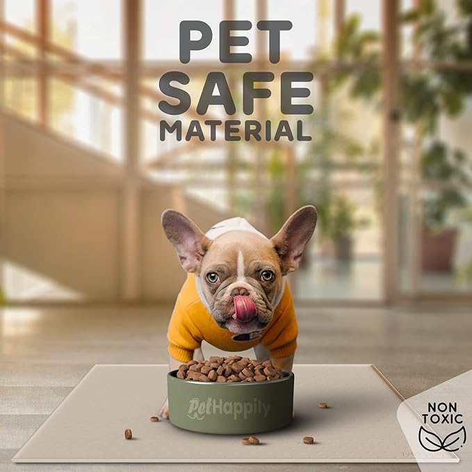 Dog Food Mat - 24x15 Raised Edges Dogs Mat - Image 3