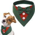 FUAMEY Dog Tuxedo Christmas for Large Dogs, Dog Formal Suit Dogs Attire Pet Bow by FUAMEY