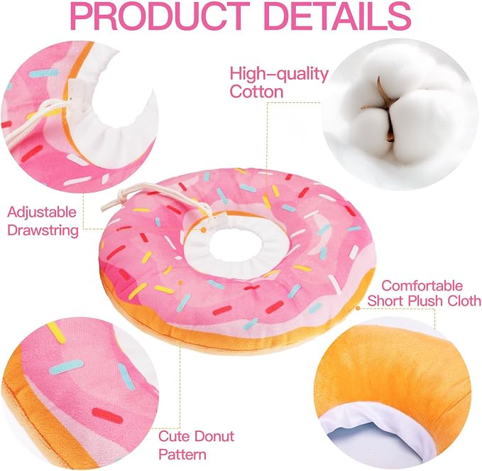 Cat Cone Collar Soft, Adjustable Cat Recovery Collars Spay Cones to Stop Licking - Image 5