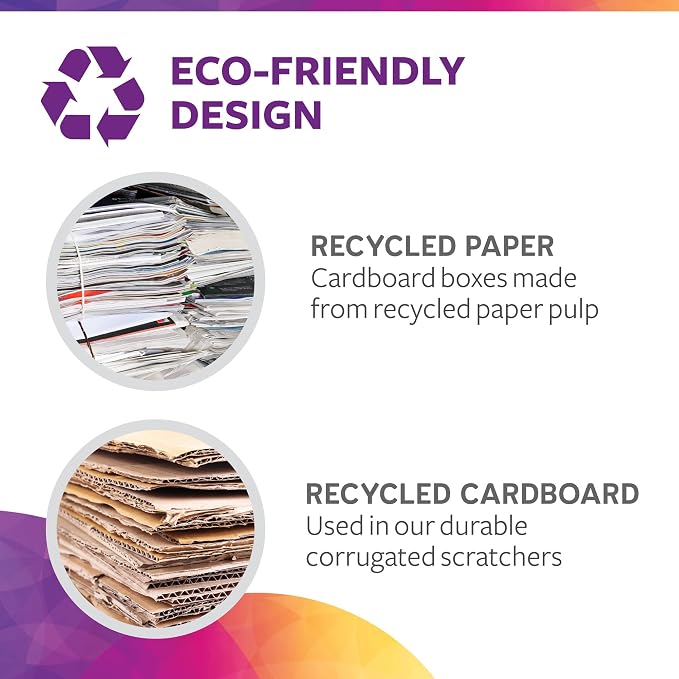 SmartyKat Scratch Up Corrugated Hanging Cat Scratcher, Catnip Infusion - Image 7