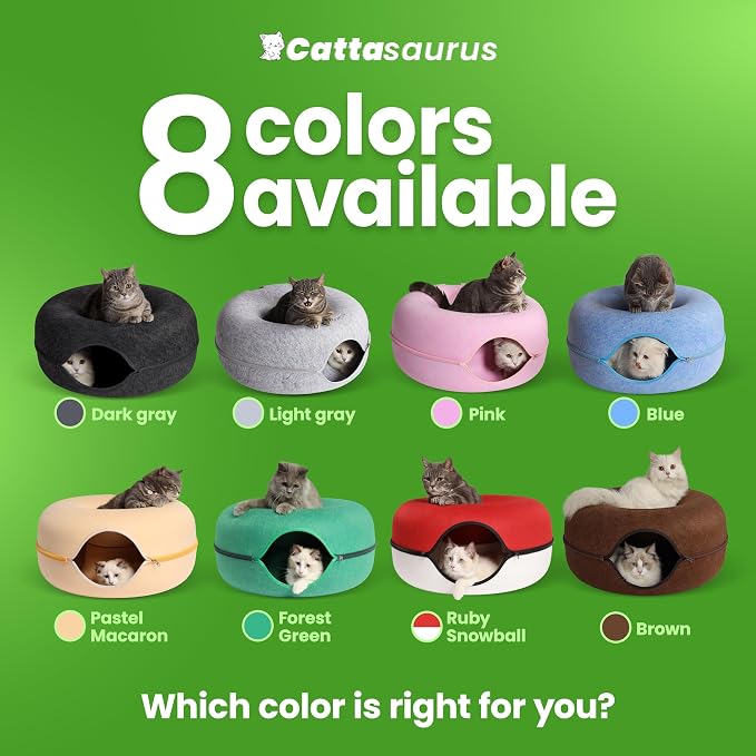 Cattasaurus Peekaboo Cat Cave, Extra Spacious - Image 7