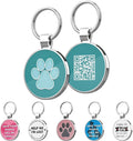 MYLUCKYTAG QR Code Pet ID | Personalized Dog & Cat Collar Tag | Online Profile by MYLUCKYTAG