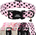 Unique Style Paws Valentine Dog Collar Plastic Buckle by Uniquestylepaws