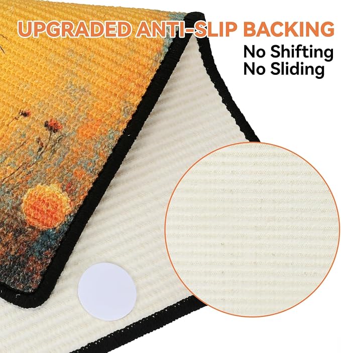 Cat Scratching Mat, 23.6 x 15.7'' Large Sisal Cat Scratch Pad - Image 3