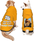 Custom Dog Hoodie Add Your Design Soft & Warm Personalized Photo Text Logo Name by Custom