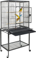 ZENY 53-Inch Bird Flight Cage, Wrought Iron Standing Large by ZENY