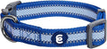 Blueberry Pet Small Dog Collar in Reflective Navy Blue | Adjustable Nylon Strap by BlueberryPet
