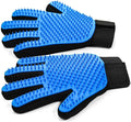 Pet Hair Removal Glove for Dogs & Cats, 2-in-1 Deshedding Brush & Massage Mitt by NVNAN