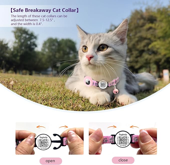 Reflective AirTag Cat Collar - Image 2