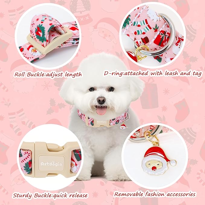 Christmas Dog Collar, Soft Winter Dog Collars - Image 3