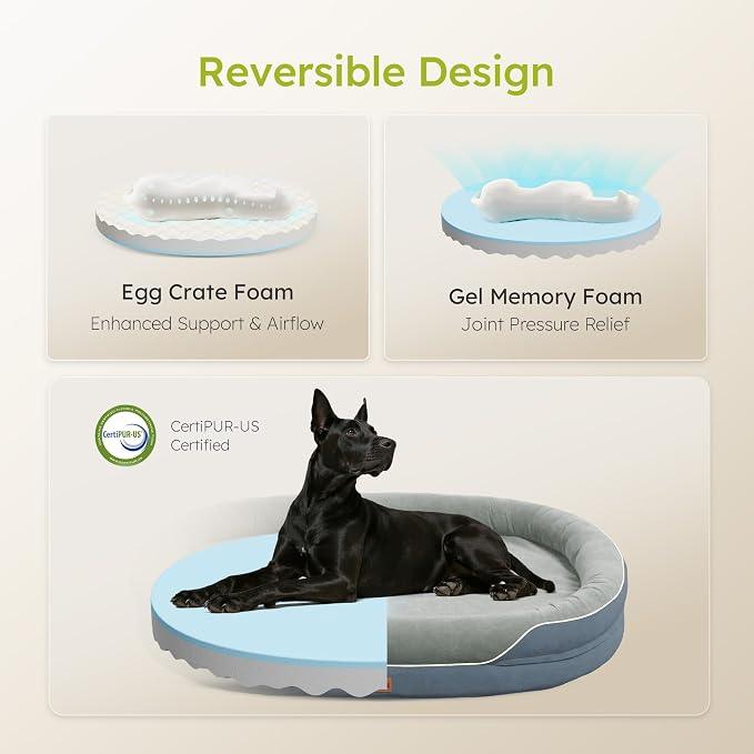 XXL Orthopedic Dog Bed, 53 in. Dog Bed - Image 3