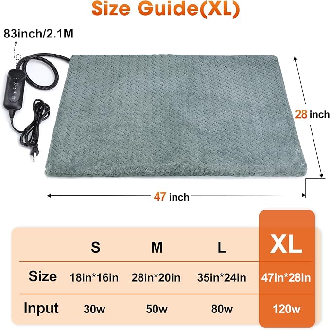 GASUR Extra Large Heated Cat Bed - Image 8
